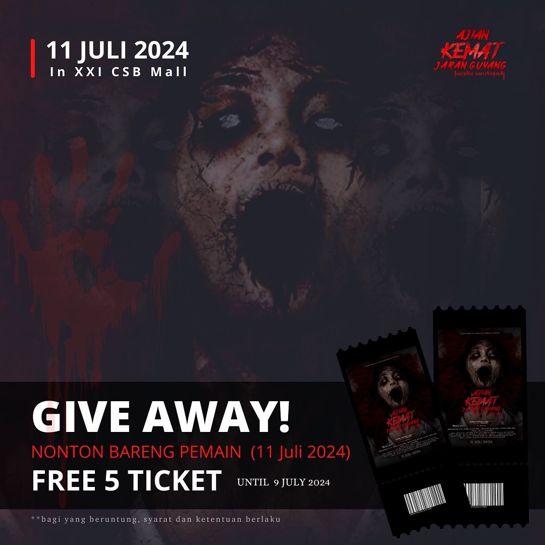 giveaway tiket ajkg